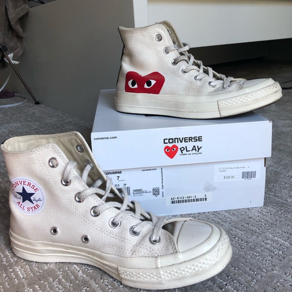 LIKE NEW CDG X CONVERSE